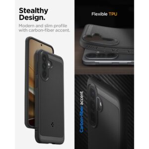 Spigen RUGGED Armor Samsung Galaxy A57 5G MATINIS juodos spalvos - Image 17