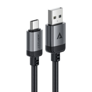 Acefast C20-04 USB-A - USB-C Cable 480Mb/s 3A 1.2m - Black - Image 2