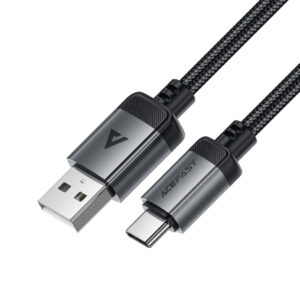 Acefast C20-04 USB-A - USB-C Cable 480Mb/s 3A 1.2m - Black - Image 3