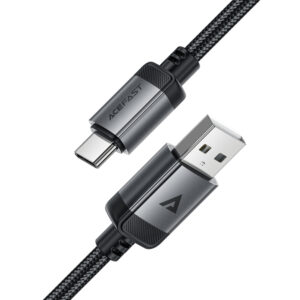 Acefast C20-04 USB-A - USB-C Cable 480Mb/s 3A 1.2m - Black - Image 4