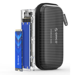 Orico TCM2-C3 M.2 NVME to USB-C 10Gb/s Disk Drive - Blue - Image 4