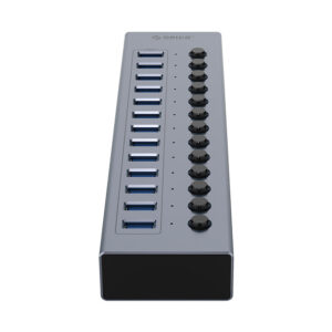 Orico BT2U3-13AB Hub 13x USB-A 3.0 with switches - gray - Image 3