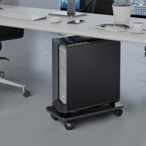 Orico CPB6 Computer Stand with Wheels - juodos spalvos - Image 3