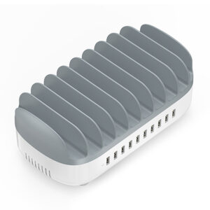 Orico DUK-10P-V1 Smart Charging Station 10 x USB-A - baltos spalvos