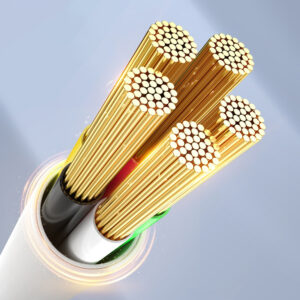 Orico CDX 60W 3A Power Delivery USB-C - USB-C 1m Cable - baltos spalvos - Image 7