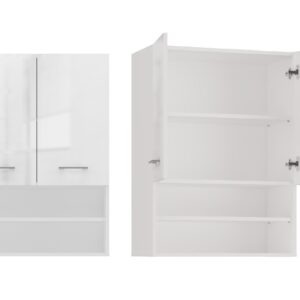 Topeshop POLA MINI DK BPOŁ vonios kambario spintelė Balta