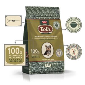 FOLK Small breeds Traditional Greater Poland duck with rabbit, apples and marjoram - sausas maistas šunims - 7kg - Image 2