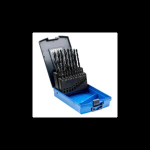 19 dalių metalo grąžtų rinkinys plienui PFERD DIN338 HSSG N 1-10