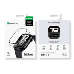 AmazingThing Radix Glass Case for Apple Watch 46mm - Clear - Image 9