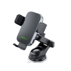 Acefast D53 Car Mount with Wireless Charger for Dashboard with Automatic Clamp - juodos spalvos