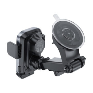 Acefast D53 Car Mount with Wireless Charger for Dashboard with Automatic Clamp - juodos spalvos - Image 4