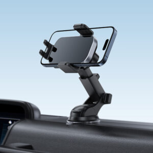 Acefast D53 Car Mount with Wireless Charger for Dashboard with Automatic Clamp - juodos spalvos - Image 5