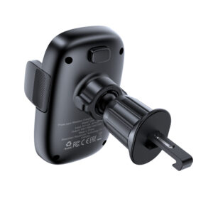 Acefast D48 Car Air Vent Mount with Wireless Charger - juodos spalvos - Image 2