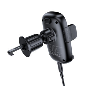 Acefast D48 Car Air Vent Mount with Wireless Charger - juodos spalvos - Image 4