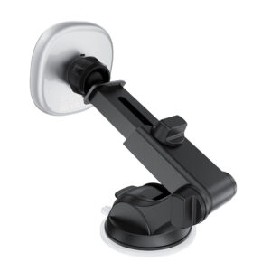 Acefast D42 Magnetic Dashboard Mount with Wireless Charger, MagSafe Compatible - juodos spalvos - Image 2