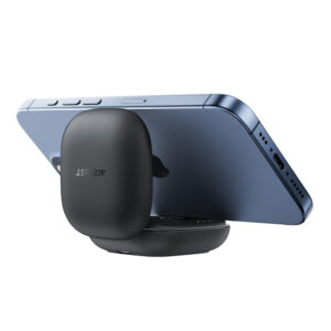 Acefast W4 TWS wireless in-ear headphones with phone stand function - juodos spalvos - Image 4