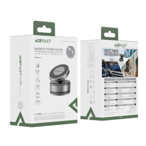 Acefast E27 Magnetic Dashboard/Windshield Suction Cup Holder - juodos spalvos - Image 9
