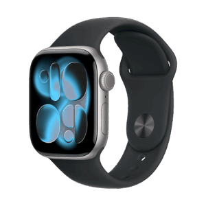Išmanusis laikrodis Apple Watch Series 11 (2025) GPS 42mm Space Grey Aluminium Case with Black Sport Band S/M - Black