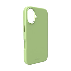 Puro Icon Mag Pro Liquid Silicone dėklas skirtas iPhone 17, MagSafe Compatible, with Camera Protection and Aluminum Buttons - Green