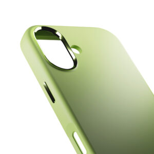 Puro Icon Mag Pro Liquid Silicone dėklas skirtas iPhone 17, MagSafe Compatible, with Camera Protection and Aluminum Buttons - Green - Image 6