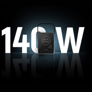 Cuktech Powerbank 300W 40000mAh with Wireless Charging 2x USB-C + 2x USB-A - Black - Image 8