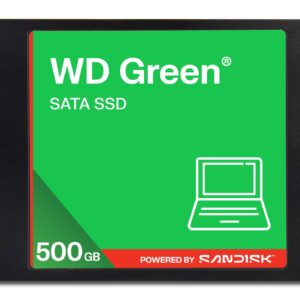 SSD|SANDISK|Green|POWERED BY SANDISK|500 GB|Serial ATA III|Read speed 545 MB/s|2.5"|WDS500G5G0A