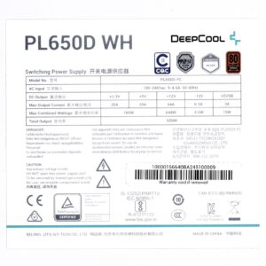 DeepCool PL650D maitinimo blokas 650 W 20+4 pin ATX ATX Balta - Image 3