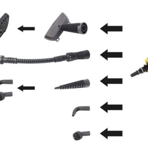 Esperanza EHS001 garų valiklis 0,35L juodas, geltonas 900W - Image 3