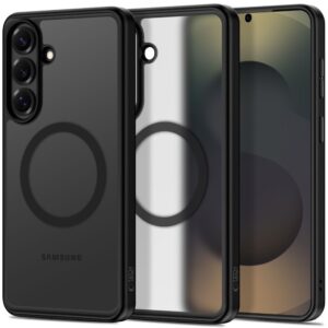 Tech-Protect MagPEAK MagSafe Samsung Galaxy S26 Matte juodos spalvos