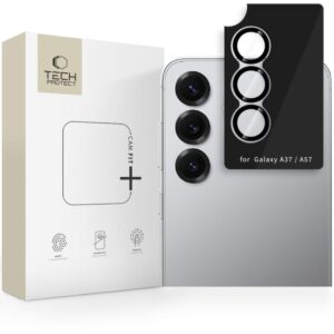 Telefono kameros apsauga Tech-Protect CamRing Fit+ Samsung Galaxy A37 / A57 5G juodos spalvos