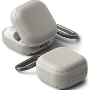 Ringke Onyx Magnetic MagSafe Samsung Galaxy Buds 4 / 4 Pro šiltai pilkos spalvos