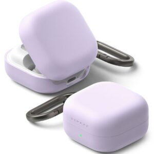 Ringke Silicone Samsung Galaxy Buds 4 / 4 Pro šviesiai violetinės spalvos