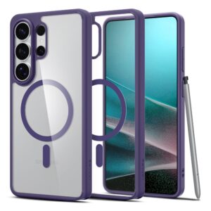 Spigen ULTRA HYBRID MAG MagSafe Samsung Galaxy S26 ULTRA DĖKLAI TAMSIAI VIOLETINĖS SPALVOS