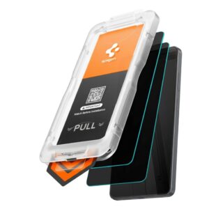 Privatumą užtikrinantis stiklas Spigen GLAS.TR "EZ FIT PRO AC" HD 2-PACK Samsung Galaxy S26 PRIVACY - Image 2