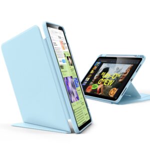 ESR Flip Hybrid dėklas Apple iPad Air 10.9” 4 / 5 / 2020-2022 / 11” 6 / 7 / 8 / 2024-2026 Sky mėlynos spalvos