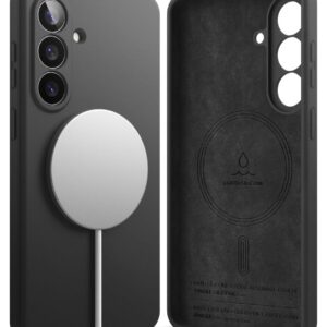 Ringke Silicone Magnetic MagSafe Samsung Galaxy S26+ Plus juodos spalvos - Image 2