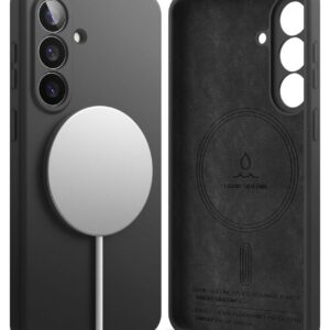 Ringke Silicone Magnetic MagSafe Samsung Galaxy S26 juodos spalvos - Image 2