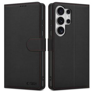 Tech-Protect Wallet Samsung Galaxy S26 Ultra juodos spalvos/raudonos spalvos - Image 2