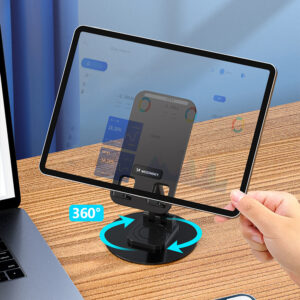 Wozinsky WPT-K393 stable stand for phone and tablet - juodos spalvos - Image 3