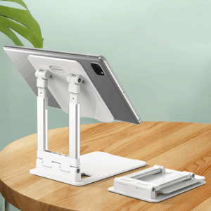Wozinsky WPT-K28 Desk Stand for Phone Tablet Smartphone Holder Foldable - baltos spalvos - Image 6