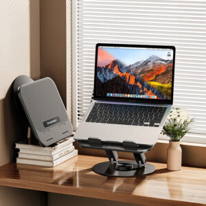 Wozinsky WRS-K75 swivel stand for laptop and tablet - juodos spalvos - Image 4