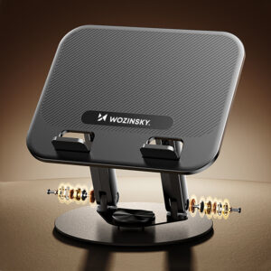 Wozinsky WRS-K75 swivel stand for laptop and tablet - juodos spalvos - Image 8