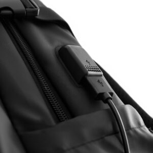 Wozinsky WPW-20L Travel Backpack with Laptop Pocket 40x20x25 cm for the Luggage Hold - Black - Image 6