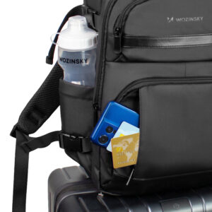 Wozinsky WPW-20L Travel Backpack with Laptop Pocket 40x20x25 cm for the Luggage Hold - Black - Image 7