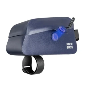 Rockbros 30120122006 Waterproof Bicycle Frame Bag with Magnetic Closure 0.9L - Blue - Image 3