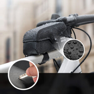 Rockbros 30120122002 Waterproof Bicycle Frame Bag with Magnetic Closure 0.9L - juodos spalvos - Image 3