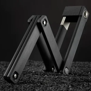 Rockbros 32140003001 foldable bicycle lock with key and handle, 88cm - juodos spalvos - Image 8