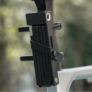 Rockbros 32140003001 foldable bicycle lock with key and handle, 88cm - juodos spalvos - Image 9