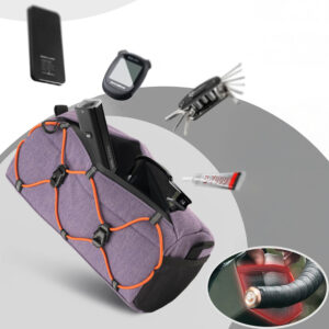 Rockbros 30110054005 Handlebar Bike Bag 2.2L - Purple - Image 4