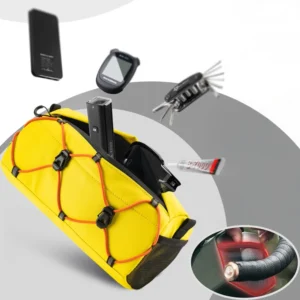 Rockbros 30110054006 Handlebar Bicycle Bag 2.2L - Yellow - Image 4